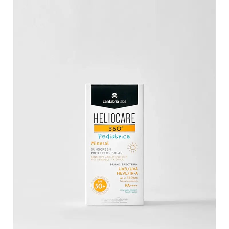 Heliocare 360º Pack Pädiatrische Mineralien 50 ml + Atopische Pistole 250 ml