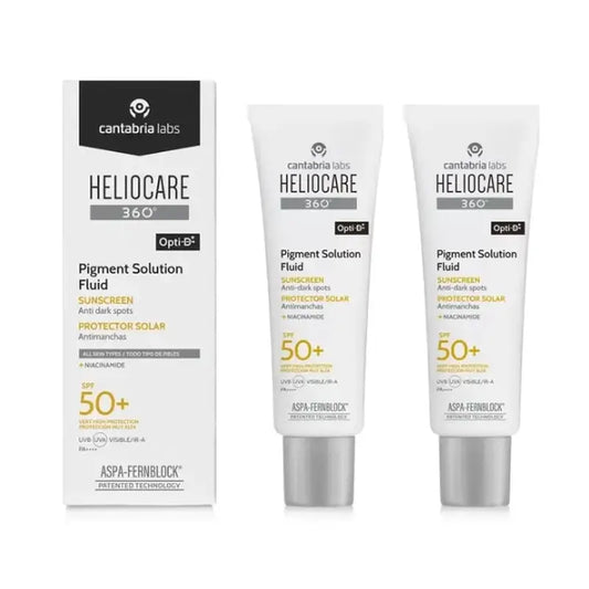 Heliocare 360º Pigmentlösung Fluid Spf50+, 2 X 50 Ml