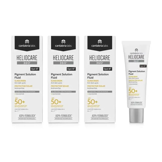 Heliocare 360º Pigmentlösung Fluid Spf50+, 3X50 Ml