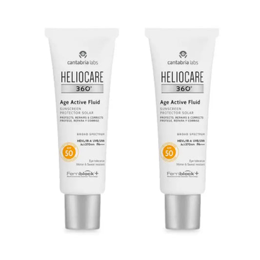 Heliocare Duplo 360° Age Active Fluid Spf 50 Ultraleicht, 2X50 Ml