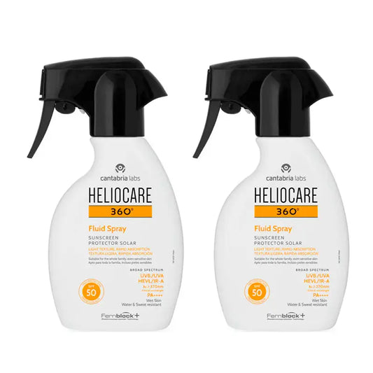 Heliocare Duplo 360º Flüssigkeitsspray Spf 50, 2X250 Ml