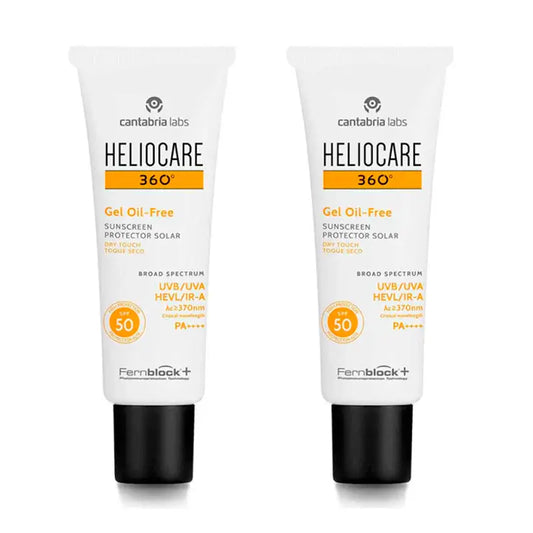 Heliocare Duplo 360º Ölfreies Gel Spf 50+ , 2X50 Ml
