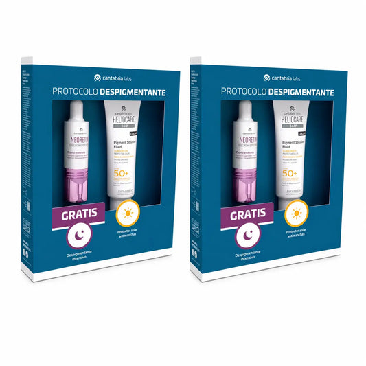 Heliocare Pack 360 Pigment Solution Fluid Spf50+, 50 ml + Neorerin Dc Concentrate 10 ml Geschenkpackung 2