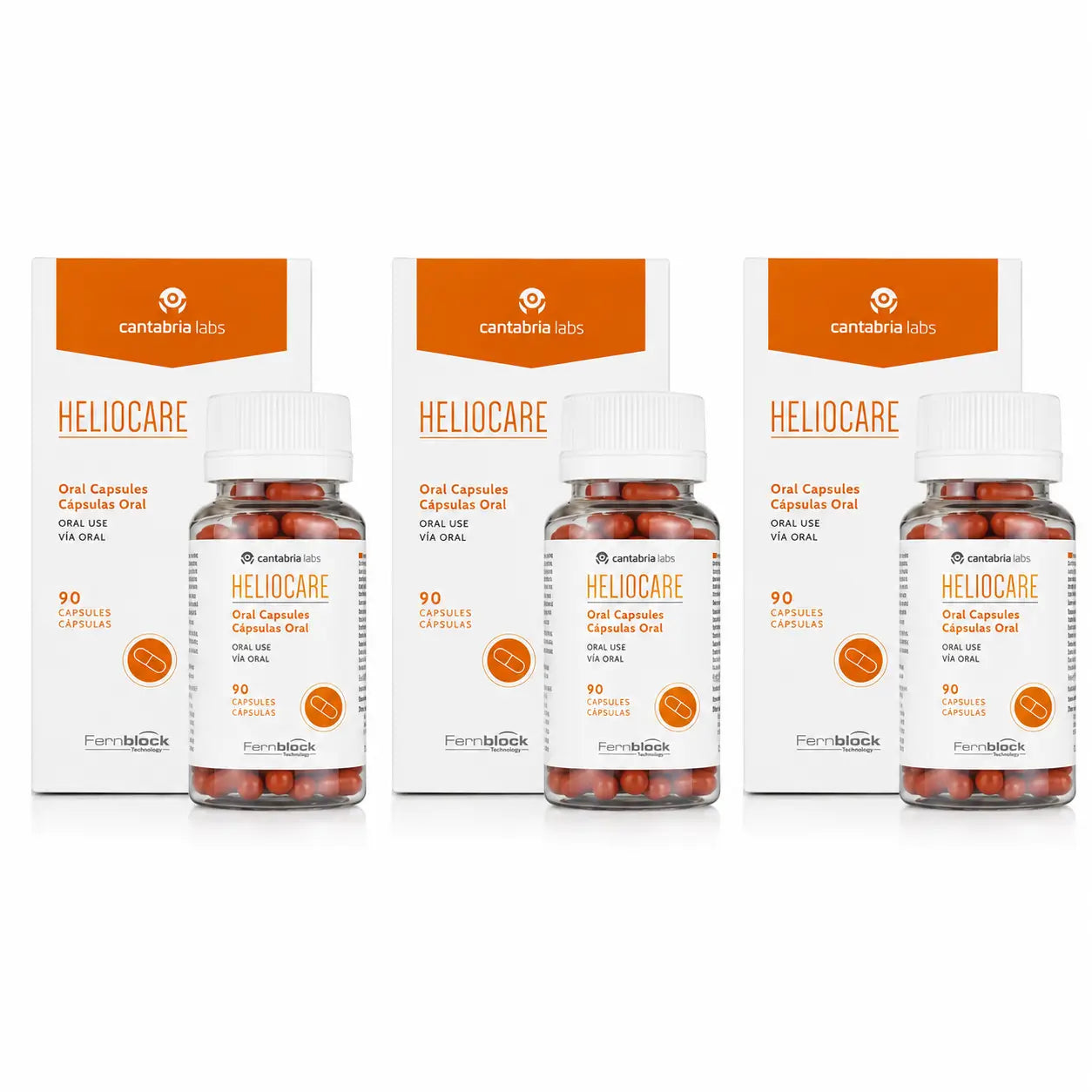 Heliocare Oral 90 Kapseln 3er-Pack