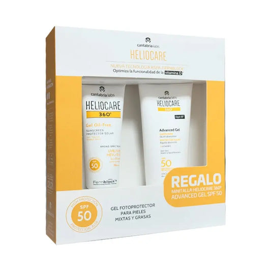 Heliocare Pack 360 Gel von Spf50 + Minitalla 360 Advance Gel, 150 ml