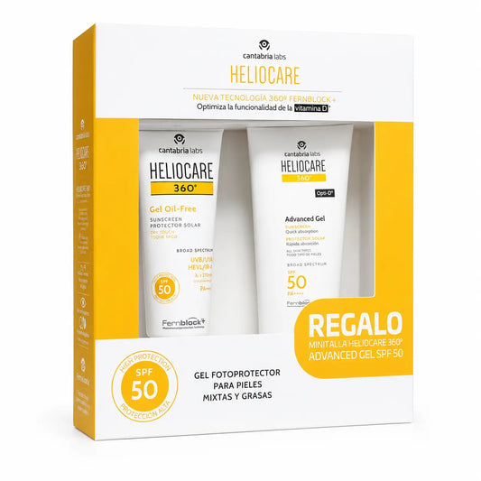 Heliocare Pack 360 Gel von Spf50 + Minitalla 360 Advance Gel, 150 ml