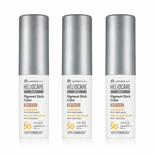 Heliocare Pigment Stick Farbe Bronze Spf50 10 Gr Packung 3