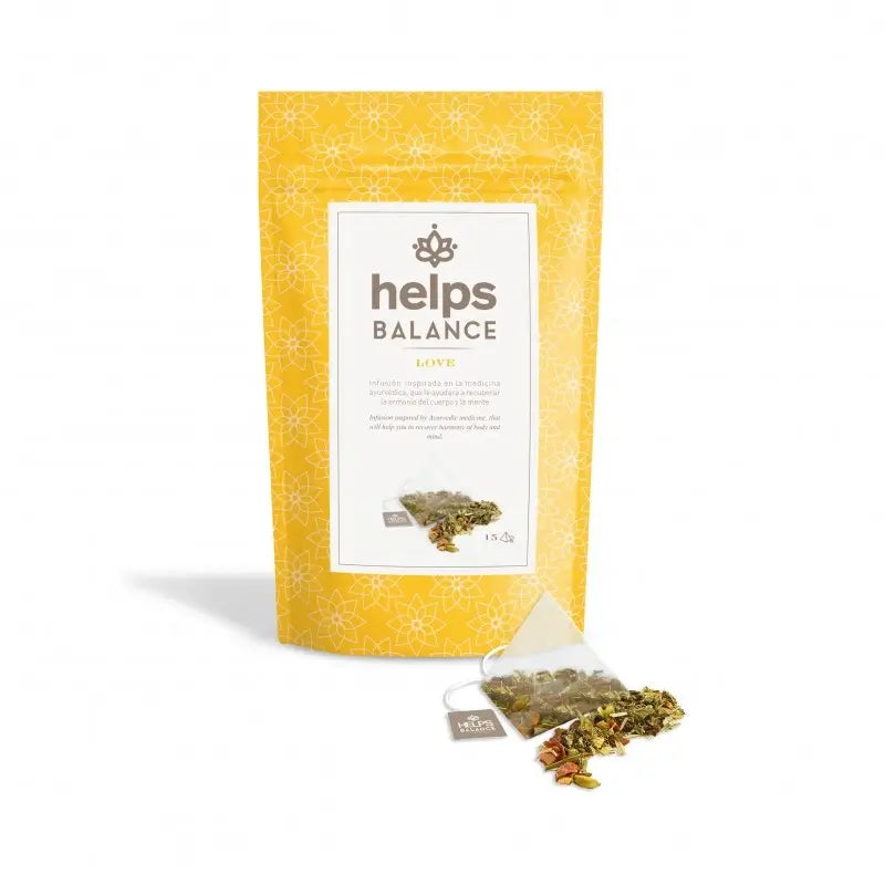 Hilft Balance Love Ayurvedic Purifying Bag , 15 pyramidenförmige Aufgüsse