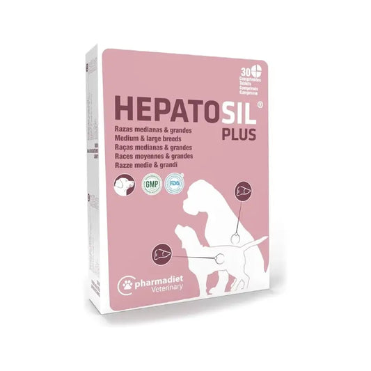 Hepatosil Plus Mittelgroße Rasse, 30 Tabletten