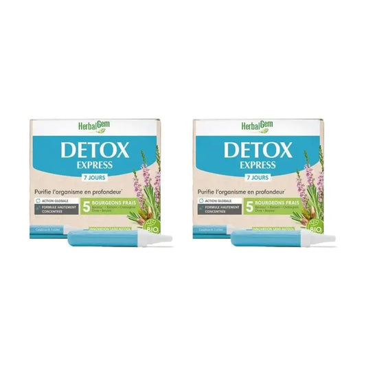 Herbalgem Detox Express, 7X10Ml, 2er-Pack