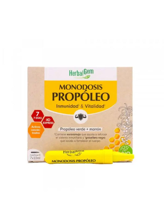 Herbalgem Propoleo Monodose, 7 Einheiten