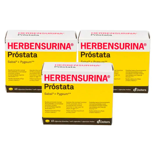 Herbensurina Prostata, Packung 3 x 60 Kapseln
