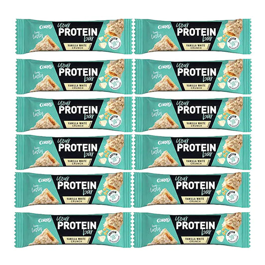 Corny Protein Knusprig Vanille, Packung 12 X 45 Gr