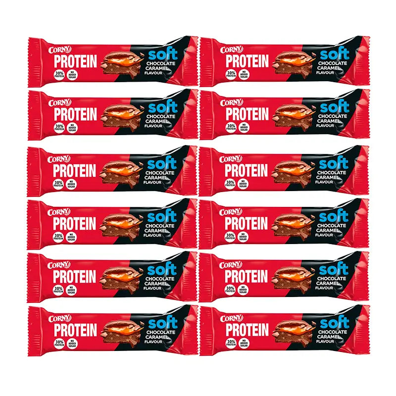 Corny Protein Soft Choco Karamell, 12 X 45 Gr