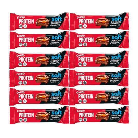 Corny Protein Soft Choco Karamell, 12 X 45 Gr