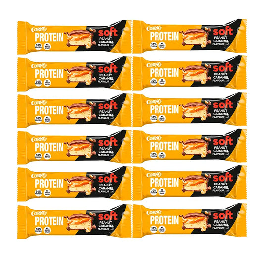 Corny Protein Soft Erdnuss Karamell, 12 X 45 Gr