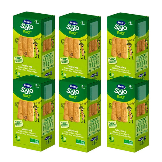 Hero Baby Pack Snack Solo Bio Kekse, 6 X 160 Gr