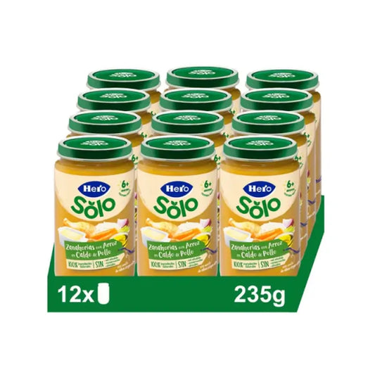 Hero Baby Pack Karotten-Reis-Hühnerbrühe, 12 X 235 Gr