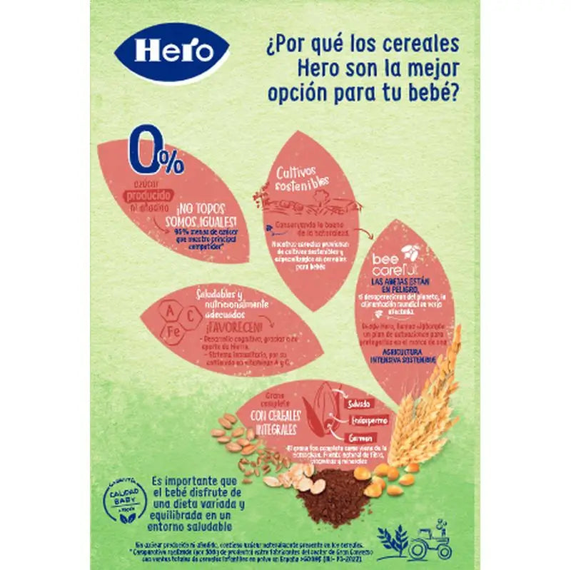 Hero Baby Cerealien Müsli 8 Müsli mit Kakao 340G