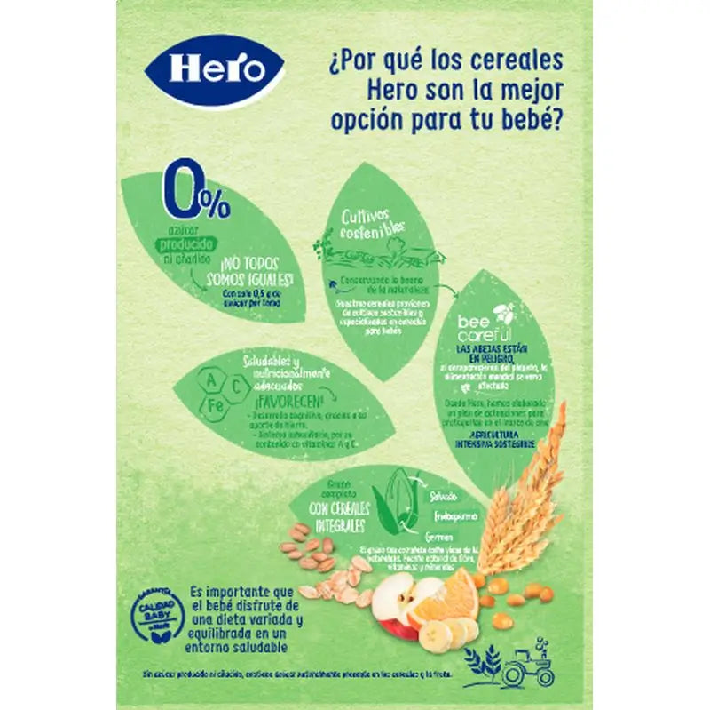 Hero Baby Cereal 8 Müsli mit Früchten Cereal 340G