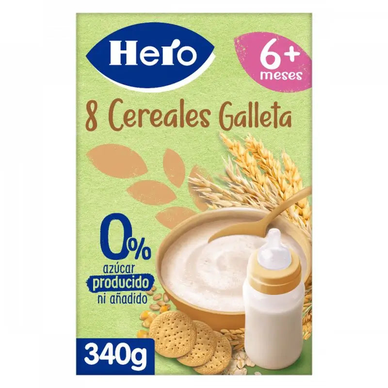 Hero Baby Cerealien 8 Müsli mit Keksen 340G