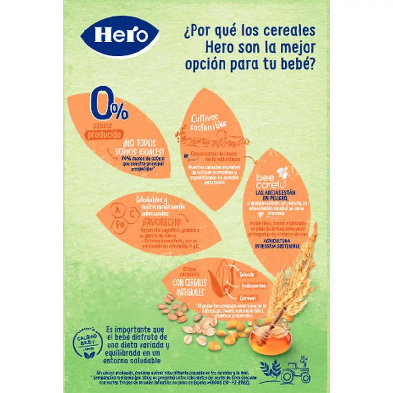 Hero Baby Müsli Müsli 8 Müsli mit Honig 340G