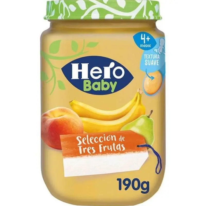 Hero Baby Hero Baby Drei Früchte Auswahl Dose, 190g