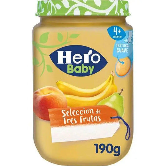 Hero Baby Hero Baby Drei Früchte Auswahl Dose, 190g