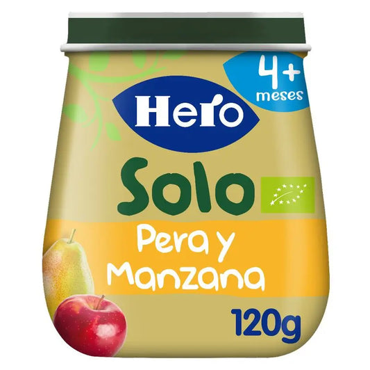 Hero Baby Hero Hero Solo Pear & Apple Eco Jar 120G