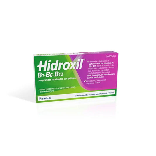 Hidroxil B1 B6 B12, 30 Tablets