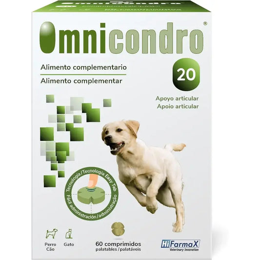 Omnicondro 20 Chondroprotector für Hunde, 60 Tabletten