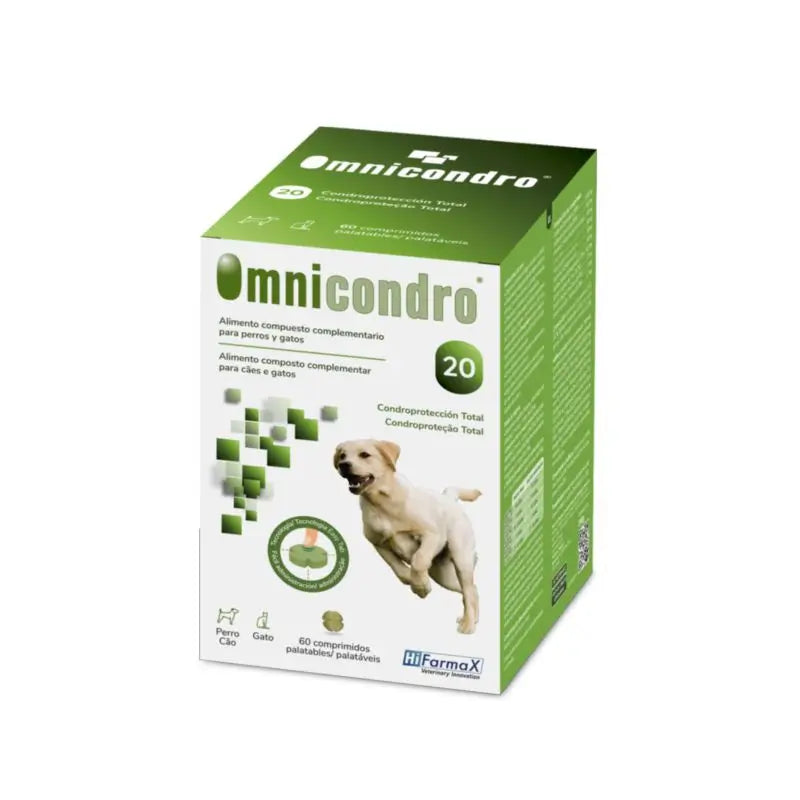 Omnicondro 20 Chondroprotector für Hunde, 60 Tabletten