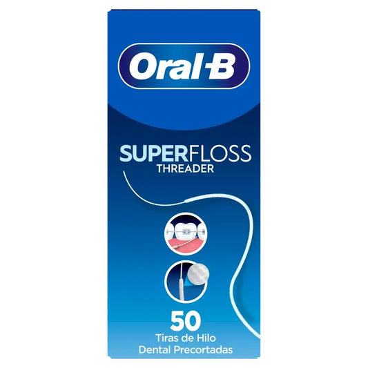 Oral-B Super Floss Zahnseide, 50 Stück.