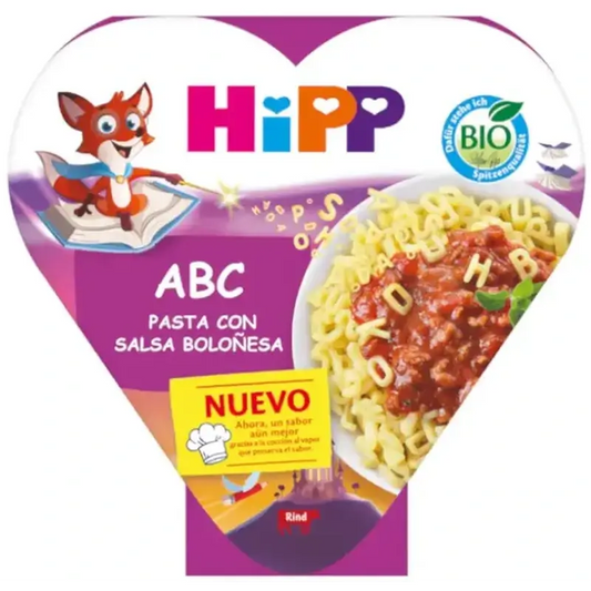 Hipp Bio Abc Nudeln mit Bolognese-Soße, 250 G