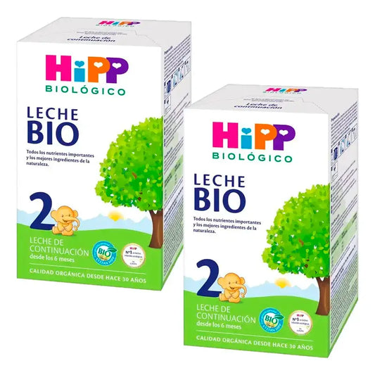 Hipp Milch 2 Bio, Packung 2 x 600 g