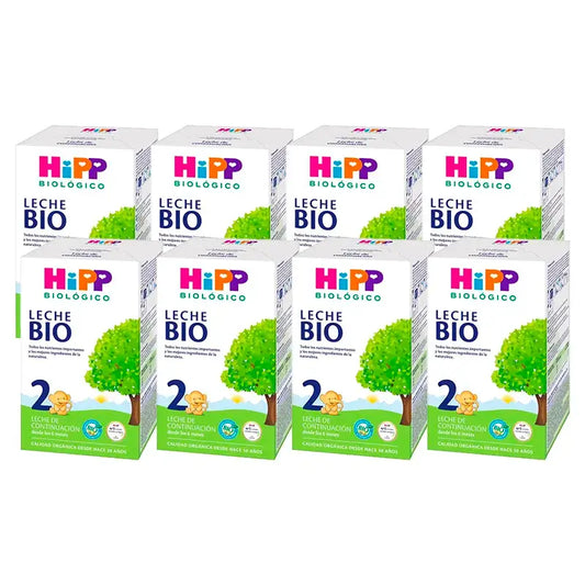 Hipp Milch 2 Bio Fortsetzung, Packung 8 x 600 g