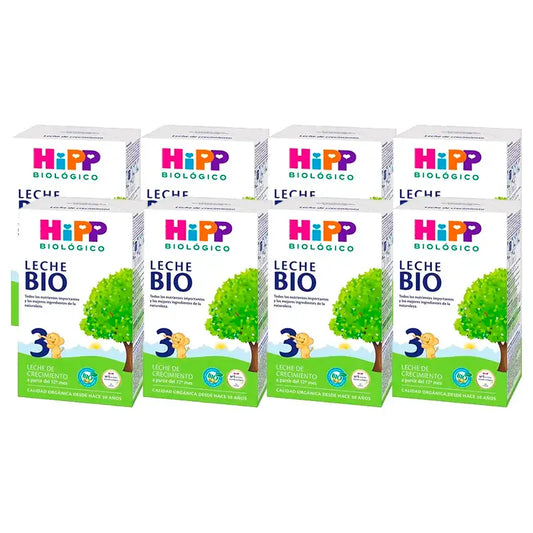 Hipp Bio Aufwuchsmilch 3, Packung 8 x 500 g