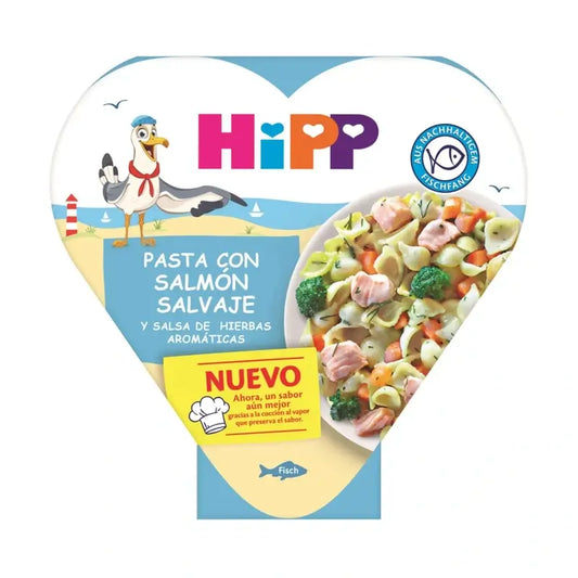 Hipp Bio-Pasta mit Lachs-Kräuter-Sauce, 250 G