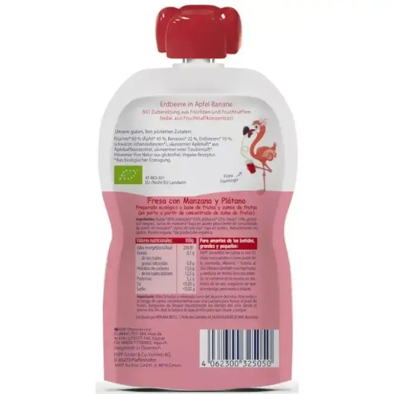 Hipp Bio-Erdbeer-Apfel-Bananen-Smoothie, 120 ml