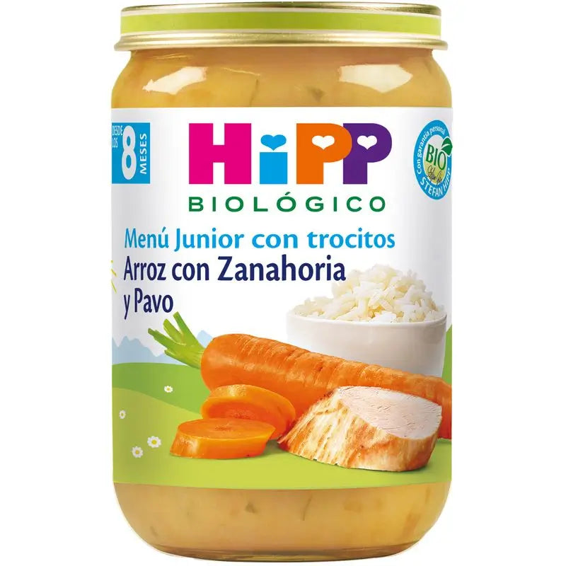 Hipp Organic Turkey & Carrot Rice Pudding, 220 G