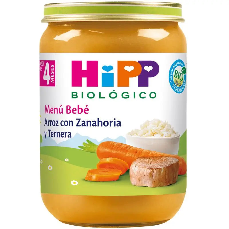 Hipp Organic Beef & Carrot Rice Cups, 190 G