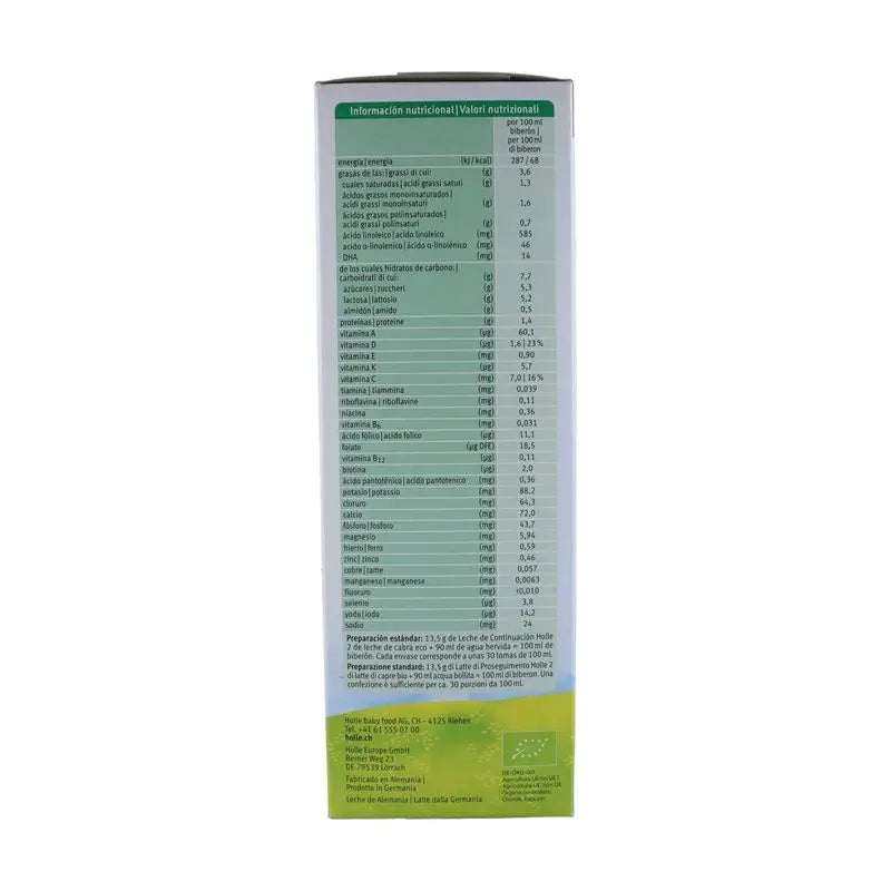 Holle Ziegenmilch Fortsetzungsmilch 2 , ab 6 Monaten, 400 g