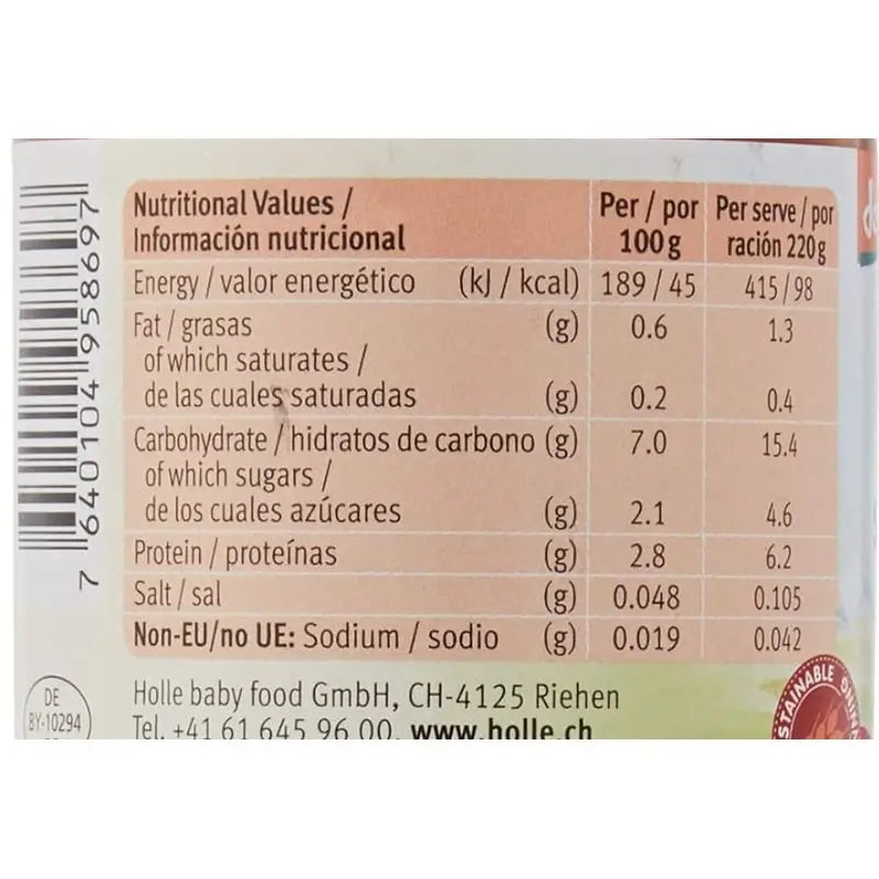 Holle Bio-Spaghetti Bolognese im Glas, 220 g