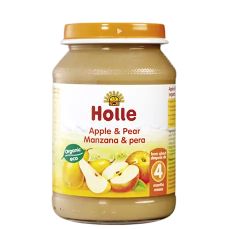 Holle Organic Apple and Pear Potito, 190gr