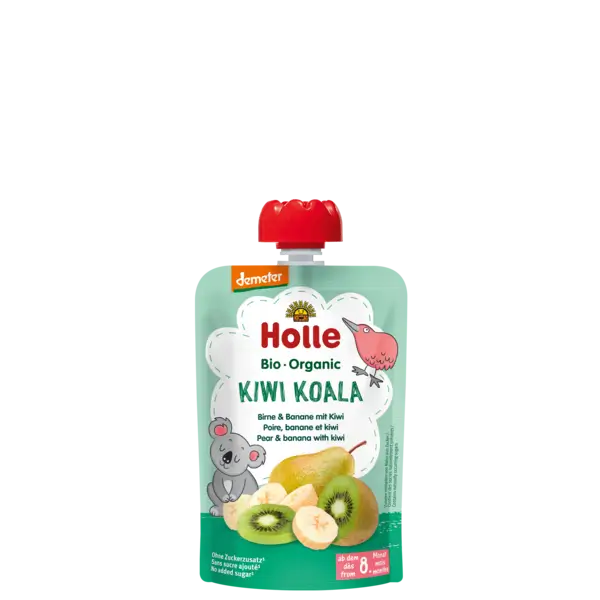 Holle Pouche Pear, Banana & Kiwi, 100 g