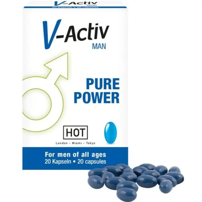 Hot V-Activ Kapseln für Männer, 20 Kapseln
