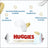 Huggies Extra Care Sensitive Feuchttücher, 144 Stück
