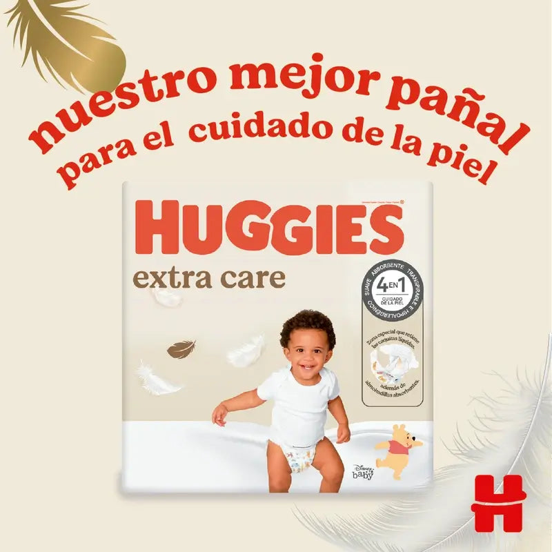 Huggies Extra Care Größe 4 (8-16 kg) Disney Baby Windel, 33 Stück.