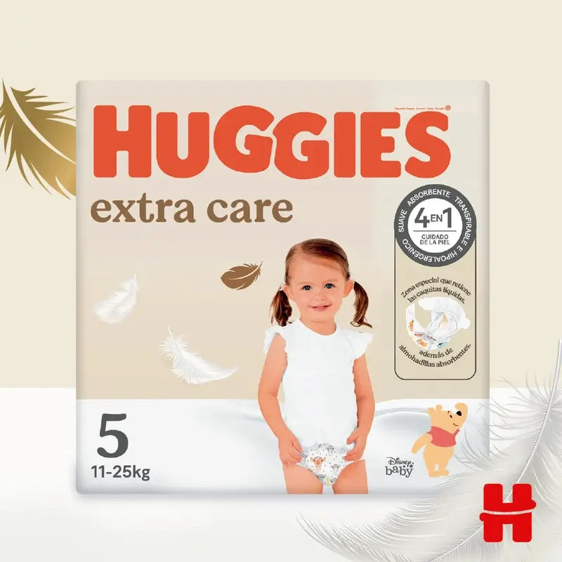 Huggies Extra Care Größe 5 (11-25 Kg) Disney Baby Windel , 66 Stück