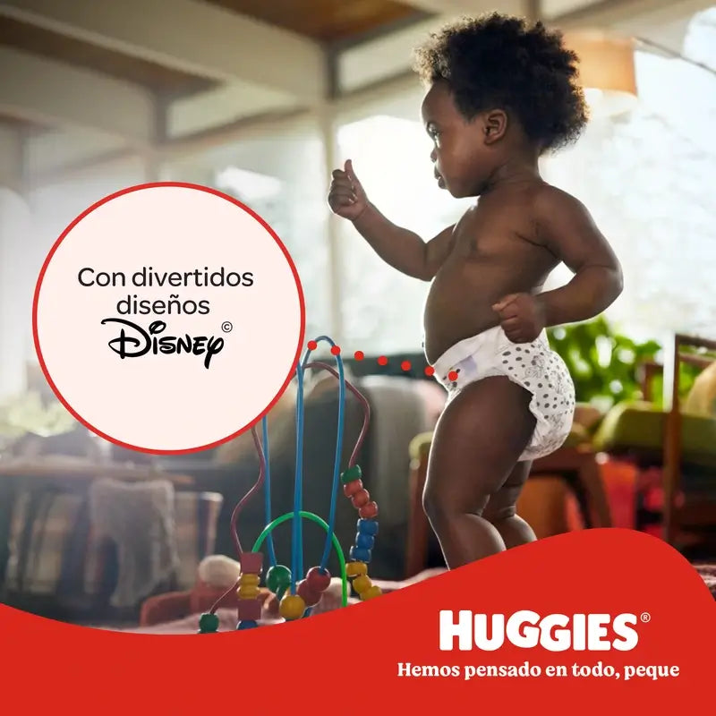 Huggies Little Movers Größe 4 (9-14 kg) Disney Baby Windelslips, 120 Stück.